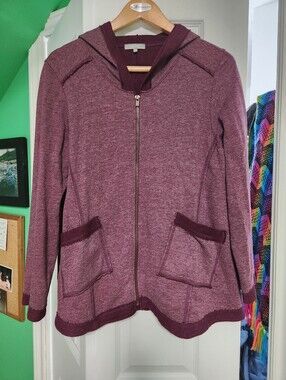 Habitat Purple Full Zip Hoodie SMALL